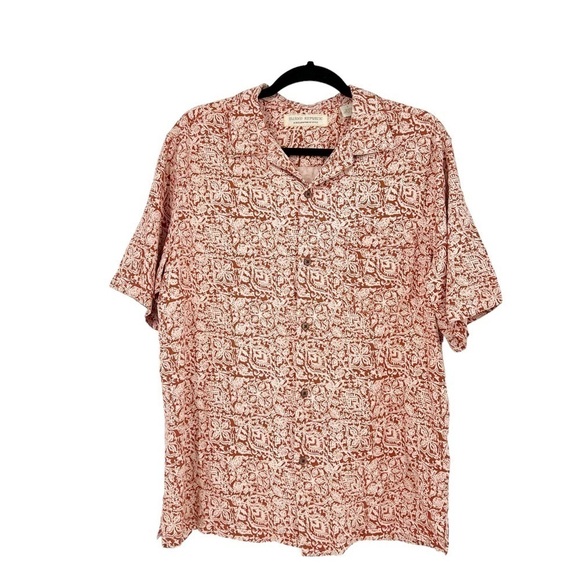 Island Republic Silk Shirt Wooden Buttons - Picture 1 of 4
